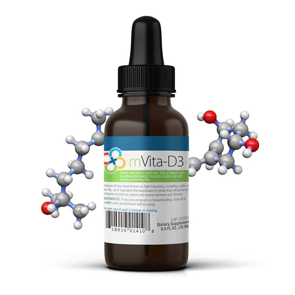 Crucial Four mVita-D3 Vitamin D3 & K2 Complex